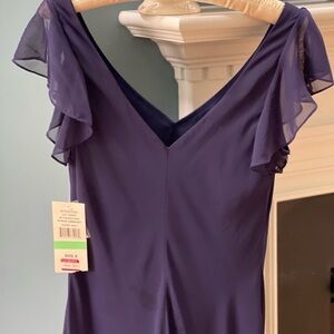 New Party Dress with fancy embroidered accents on bottom size 8